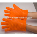 Promotion Food Grade FDA Küche Silikon Hand Handschuhe Hersteller in China / Silikon Ofen Mitt / Grillen BBQ Handschuhe